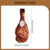 Halloween Costume Cartoon Roast Turkey Leg Jumpsuit Cosplay Outfit Fancy Dress Up Cloth Comfortable
