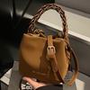 High-end Handbag, Retro and Stylish Crossbody Bag, Fashionable Single-shoulder Bucket Bag Casually