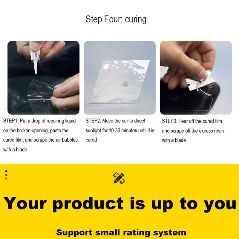 1 Set Car Windscreen Repair Tool Glass Repair Liquid Car Window Repair Tool Set
