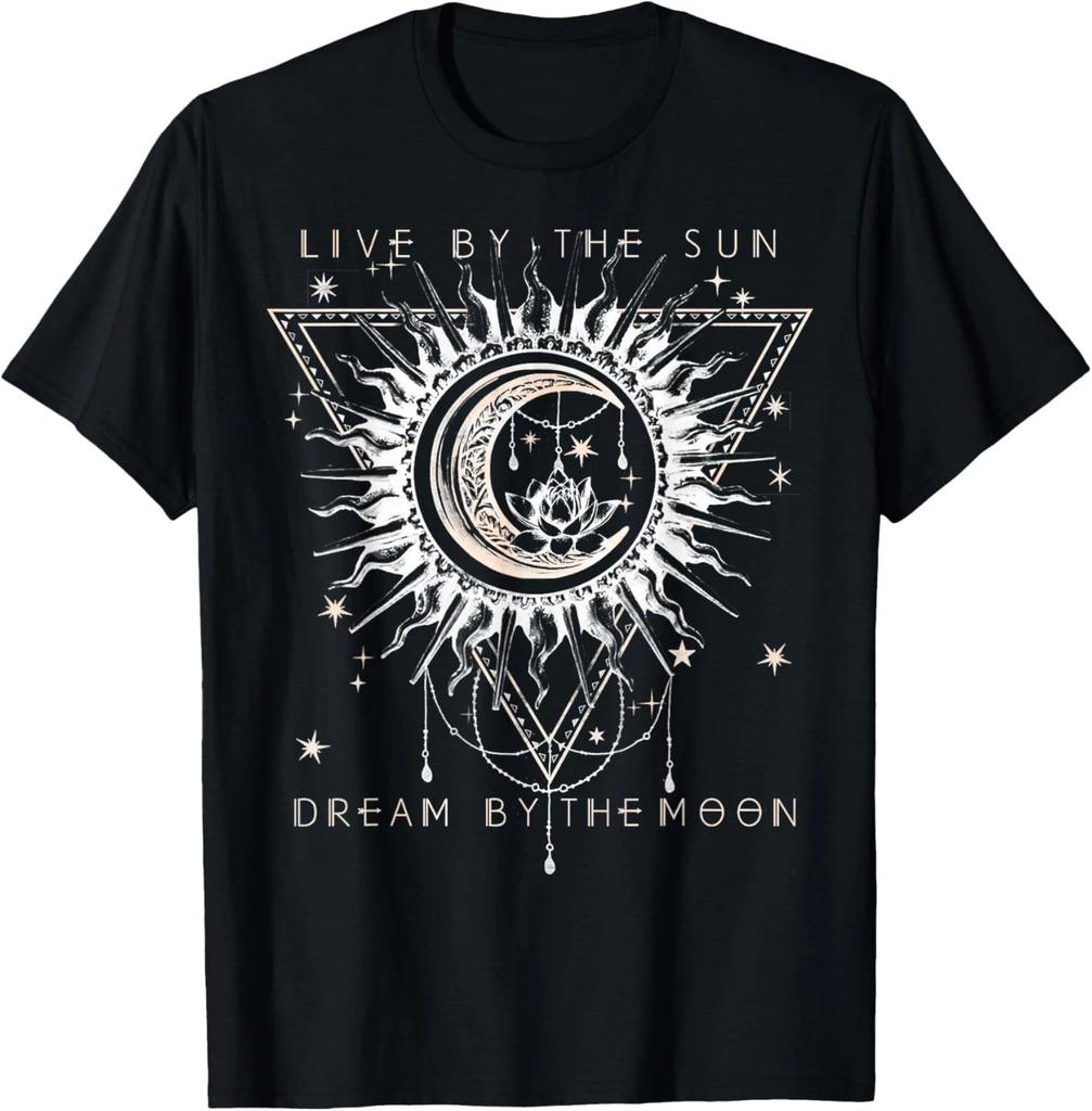 Live by The Sun Dream by The Moon Boho T- Shirt