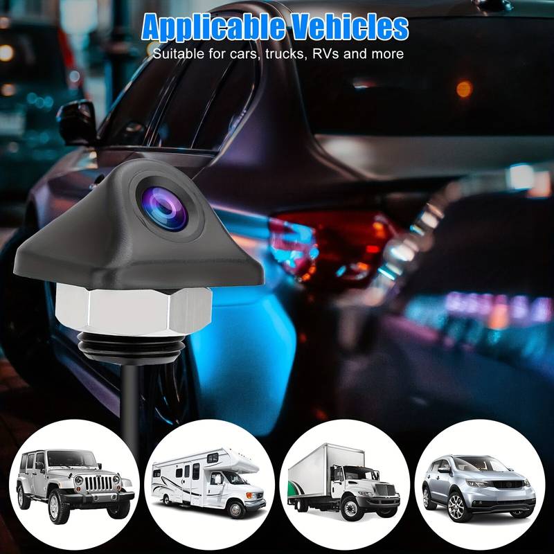 Car Backup Camera, Rear View Reverse Camera Universal For Pickup Truck Car SUV Perfect Angle Night Vision Waterproof