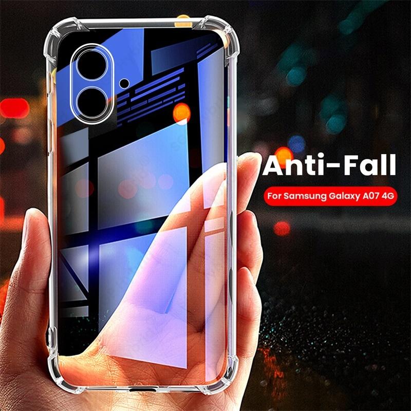 

Anti-Yellower Transparent TPU Soft Cover For Samsung Galaxy A07 SamsungA07 A 07 07A 4G 2025 SM-A075B 6.7 Camera Protection Case TPU&For Samsung A07 4G прозорий