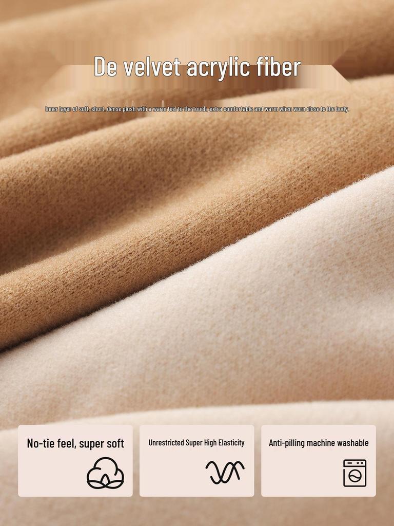 Women's Lyocell Silk Wool Blend Half-Neck Warm Top - Autumn/Winter Style