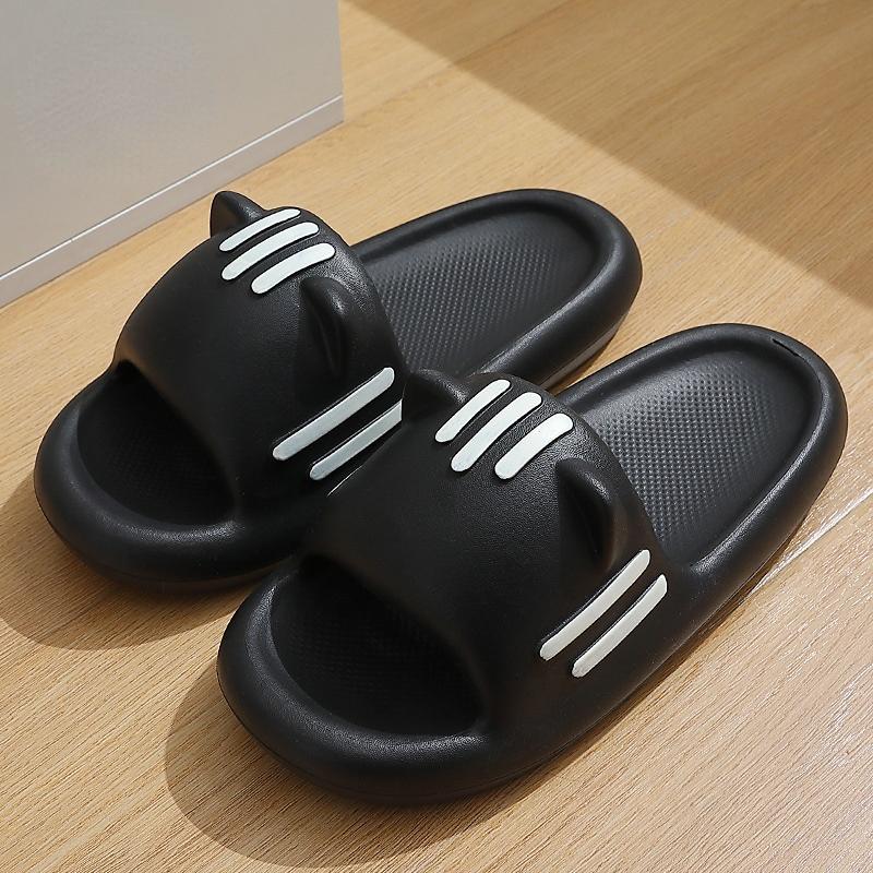 Frauen Sommer süße Katze Hausschuhe Paare neue Home Badezimmer weiche dicke Sohle Indoor Anti-Rutsch-Folien Outdoor Cartoon Strand Hausschuhe