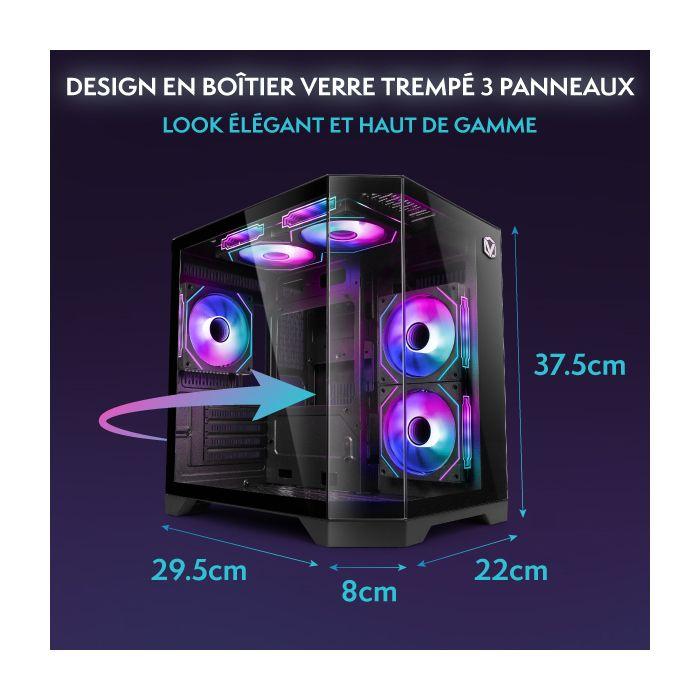 Vibox IV-453 PC Gamer • AMD Ryzen 7 5700X • AMD Radeon RX 9070 16 Go • 16 Go RAM • 1 To SSD • Windows 11 • WiFi 6 + Bluetooth 5.4