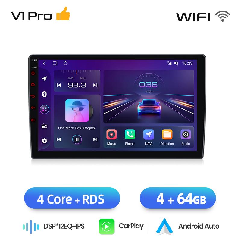 Junsun Wireless CarPlay Android Auto Car Radio For Mercedes Benz S-Class W220 1998 - 2005 GPS Multimedia 2 din