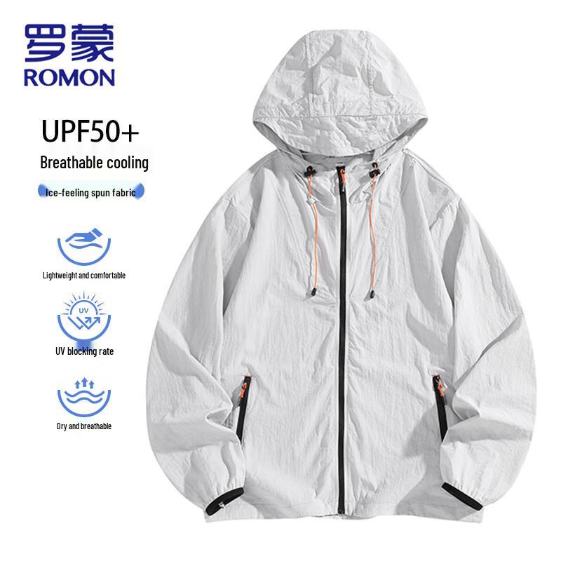 ROMON Men's Ice Silk UPF50+ Sun Protection Jacket