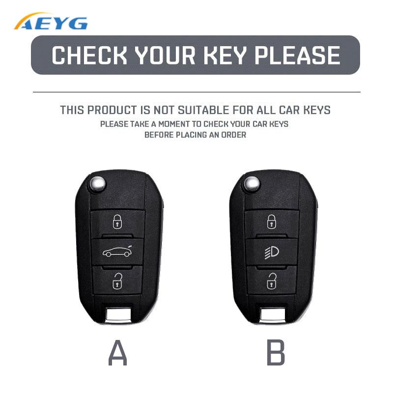 Tpu Key Case Cover Holder Fob Keychain For Peugeot 208 3008 308 508 408 2008 307 4008 For Citroen C4 C3 C6 Cactus C8 3 Buttons