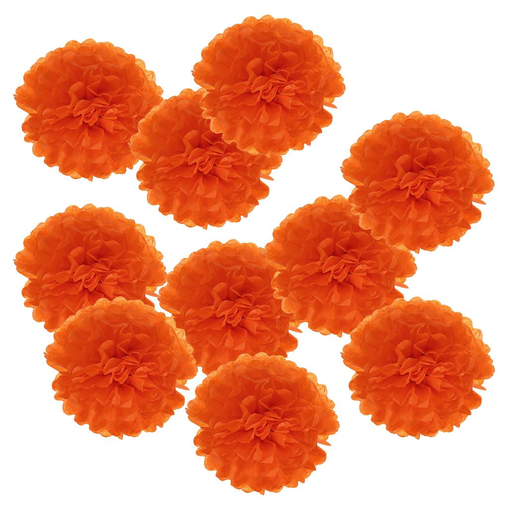 10 szt. Papierowe Kule Kwiatowe Papirowe Pompony Kwiaty na Ślub Przyjęcie Panieńskie Urodziny Wieczór Panieński Dekoracja Tła