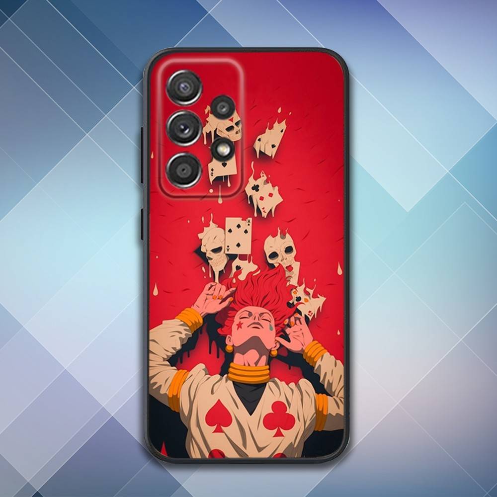 Anime H-Hisoka M-Morow Phone Case For Samsung S25,S24,S21,S22,S23,S30,Ultra,S20,Plus,Fe,Lite,Note,10,9,5G Black Cover