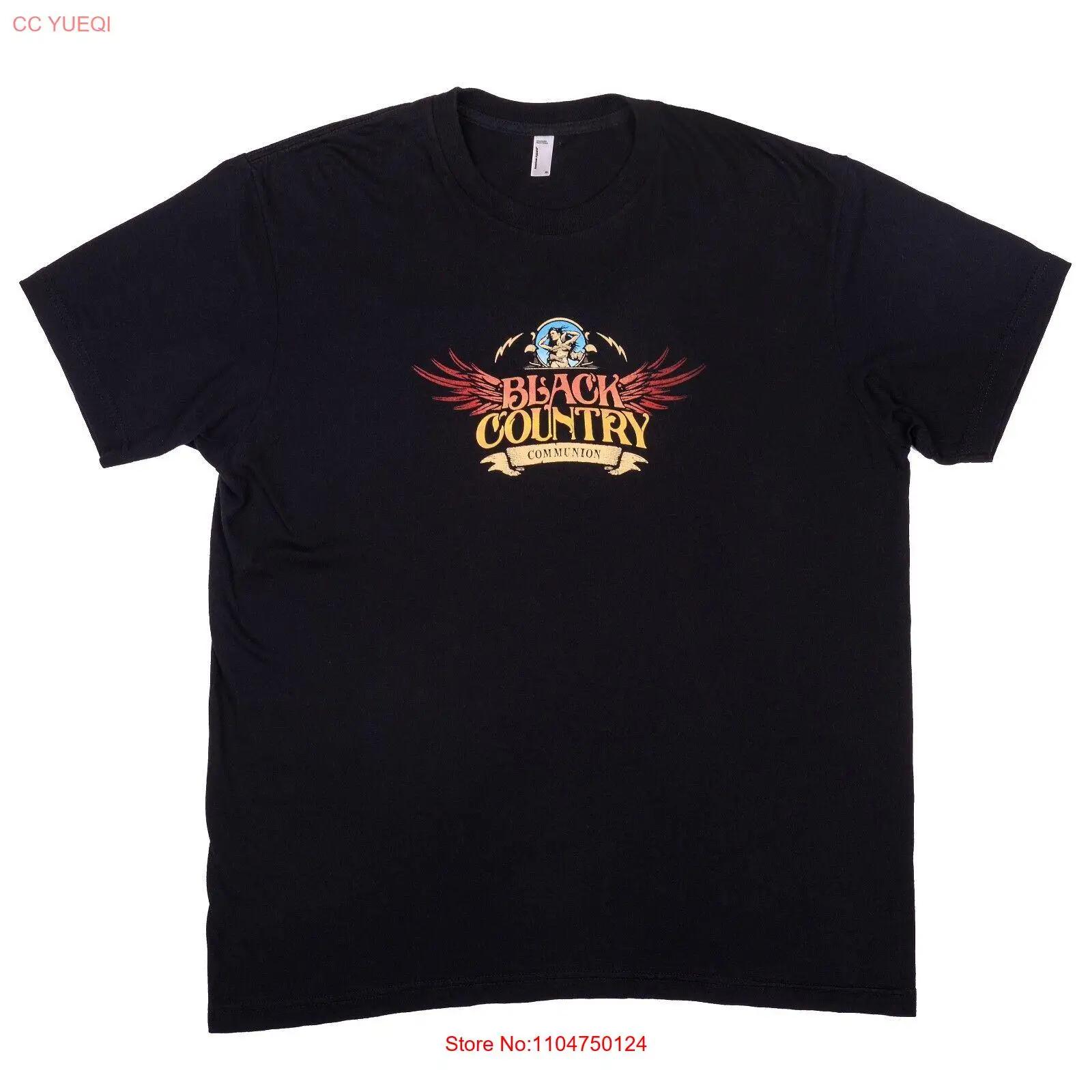 

Black Country Communion Official Logo Double Sided T shirt Men s Size XL vintage Washed fashion graphic designer clothes 5XL різнокольоровий