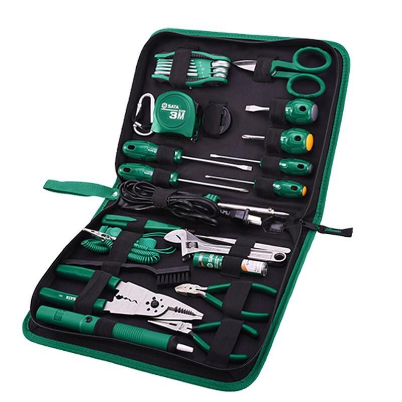 SATA 28-piece Electronic & Electrician Repair Tool Kit