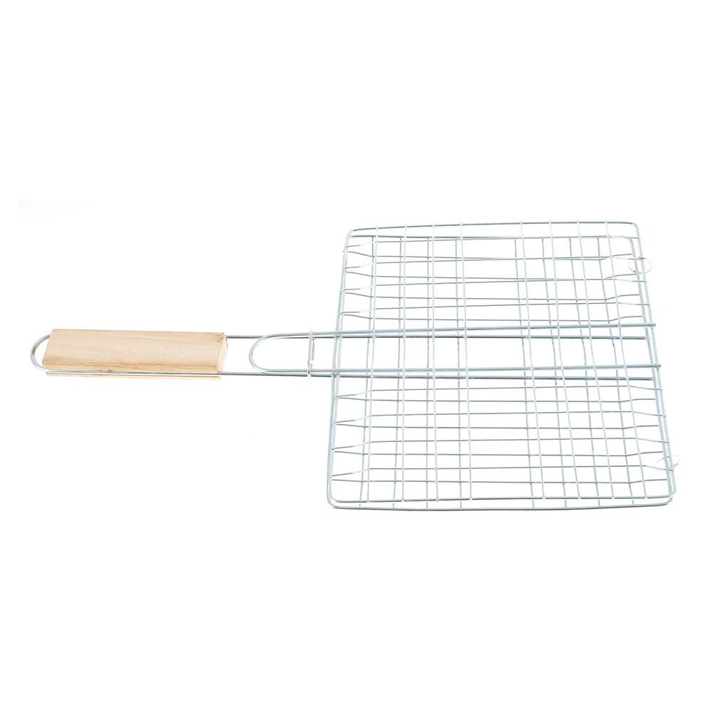

Barbecue Net Stainless Steel Barbecue Grilling Basket Fish Shrimp Vegetable Steak Meat Shrimp Folding Grilling Net BBQ Rack Tool