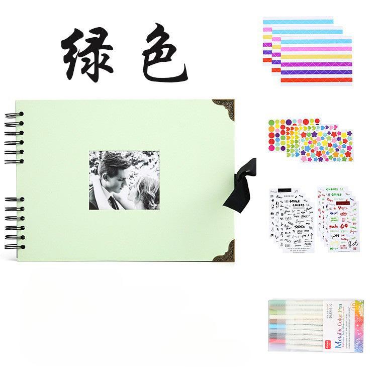 Fotoalben, 80 Seiten, Erinnerungsbücher, A4, Bastelpapier, DIY, Scrapbooking, Bild, Hochzeit, Jahrestag, Geburtstag, Kinderliebhaber, Geschenk