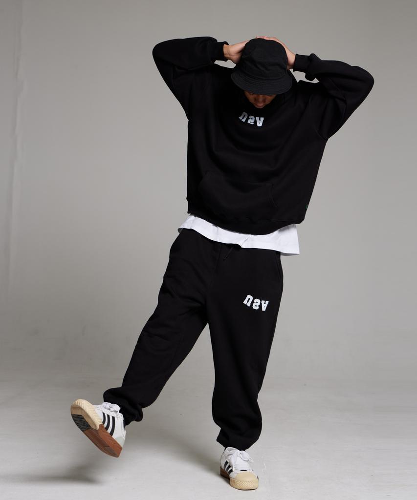 CREAM SODA LAB Reverse Usa Training Jogger Pants Black