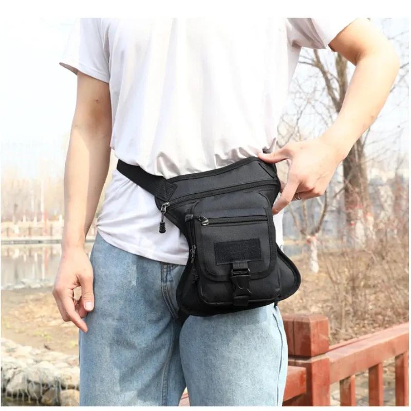Neue Motorrad Drop-Leg-Tasche Camouflage Wasserdichte Hüfttasche Outdoor Multifunktional Reise Wandern Tragbar Motorrad Beintasche