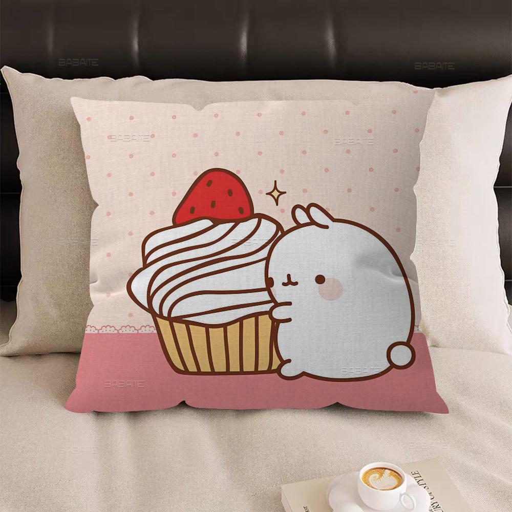 Cute Bunny Rabbit Pillowcase toon Gift Cushion Cover Bedroom Home Sofa Chair Seat Decor pillow case