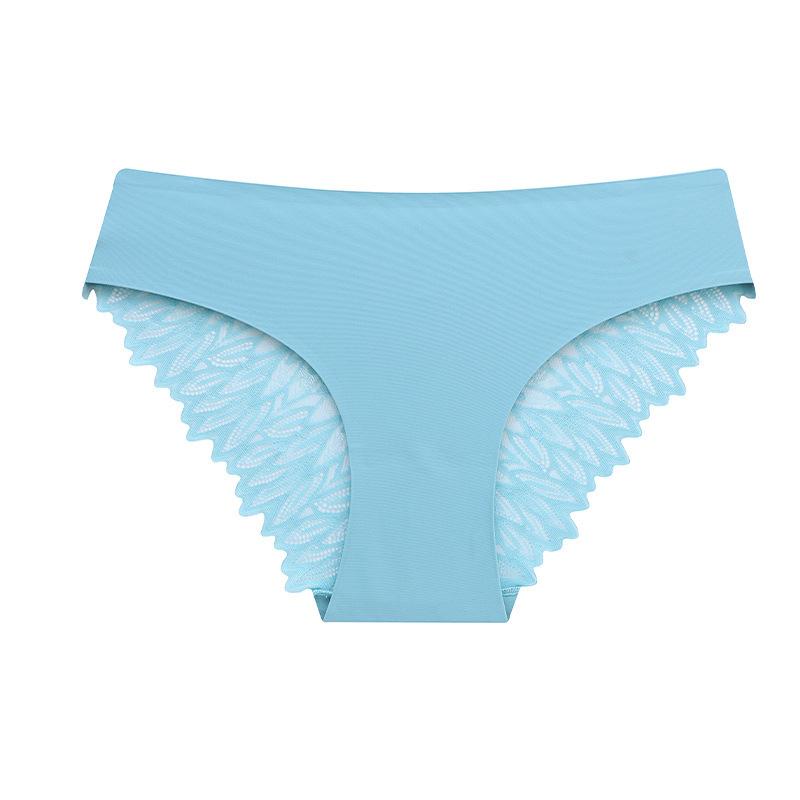 

Женские кружевные трусики без следов, трусики-бикини с низкой талией, женские закрытые трусики большого размера L