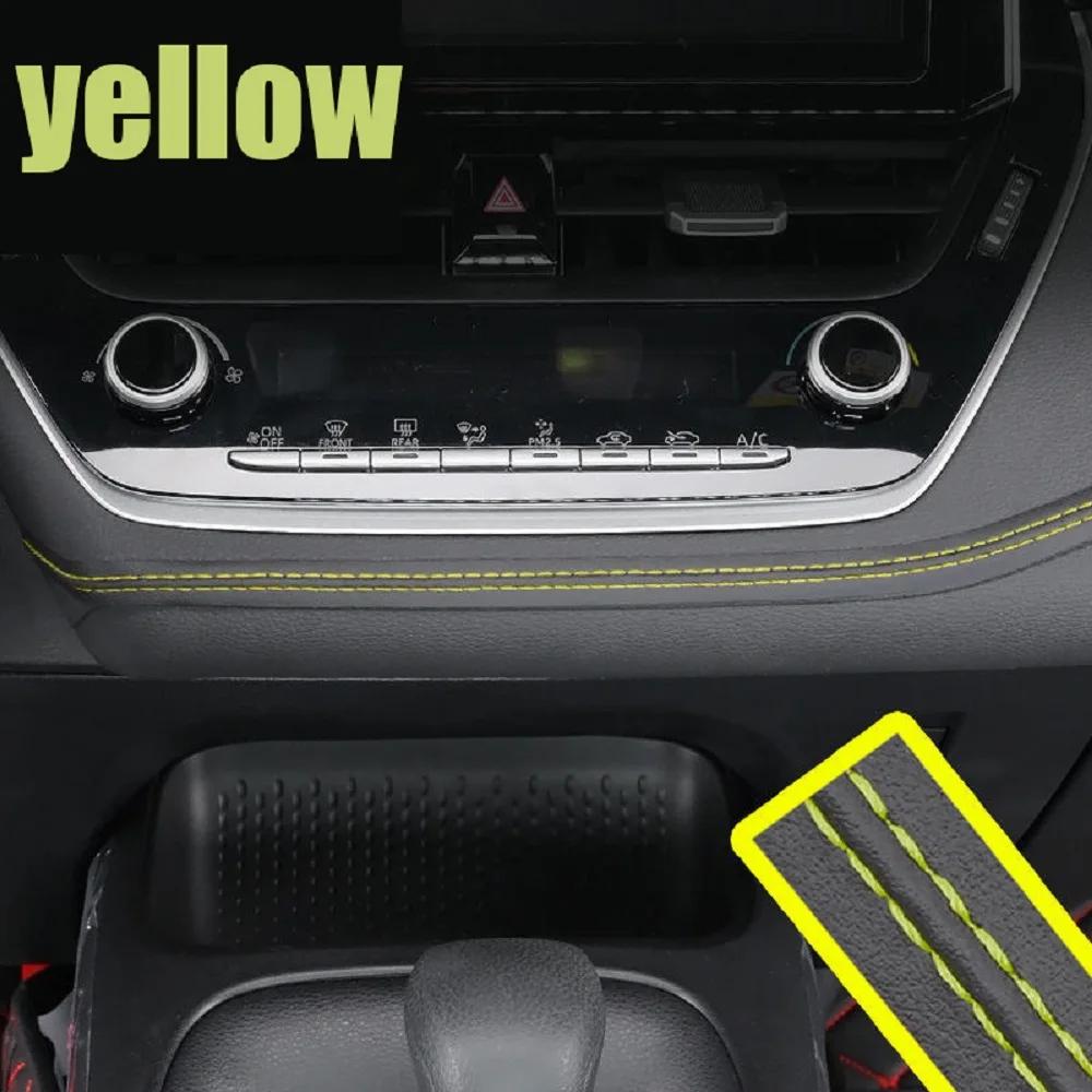 Self-adhesive Moulding Trim Car Interior Styling Dashboard PU Leather Decoration Line DIY Braid Strip Car Decoration