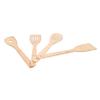 4Pcs Set Cooking Spoon Square Spatula Circular Slotted Spatula Kitchen Utensil for Home