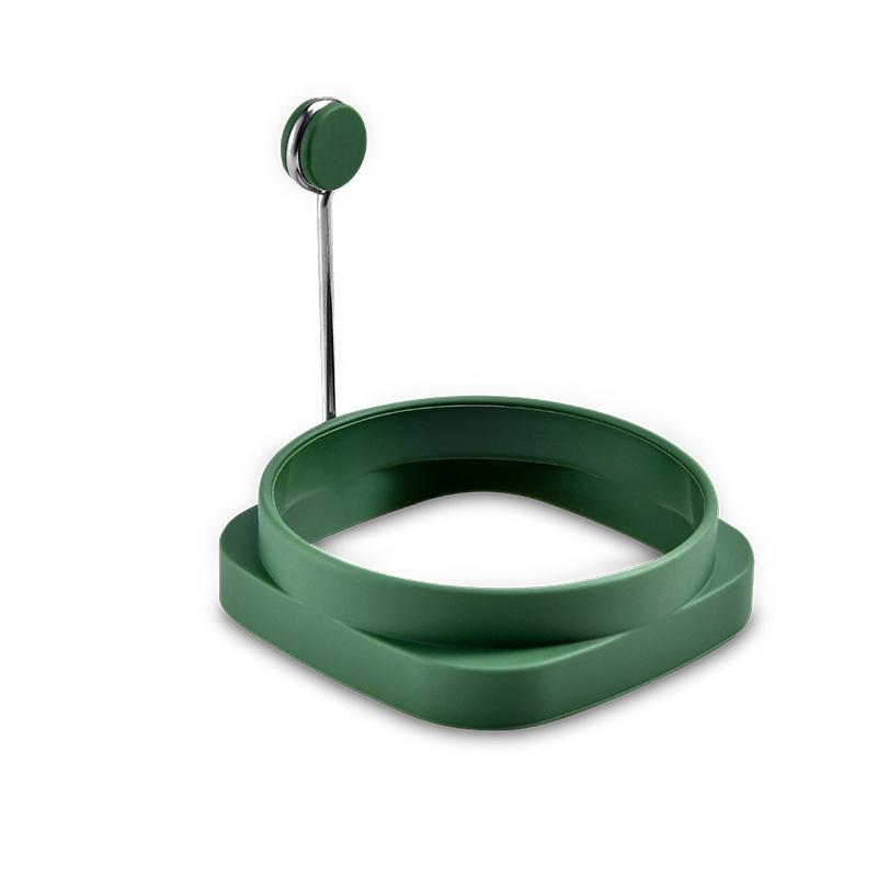 Silikonový kroužek na vejce Forma na smažená vejce Nepřilnavá forma na palačinky Tepelně odolný kroužek na smažená vejce DIY Nástroj na smažená vejce Kuchyňský nástroj na vaření