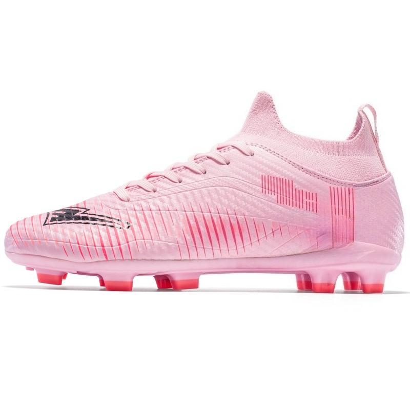 Unisex Football Boots Student Large Size Football Boots Plastic Long Nail AG Artificial Lawn Training Football Shoes