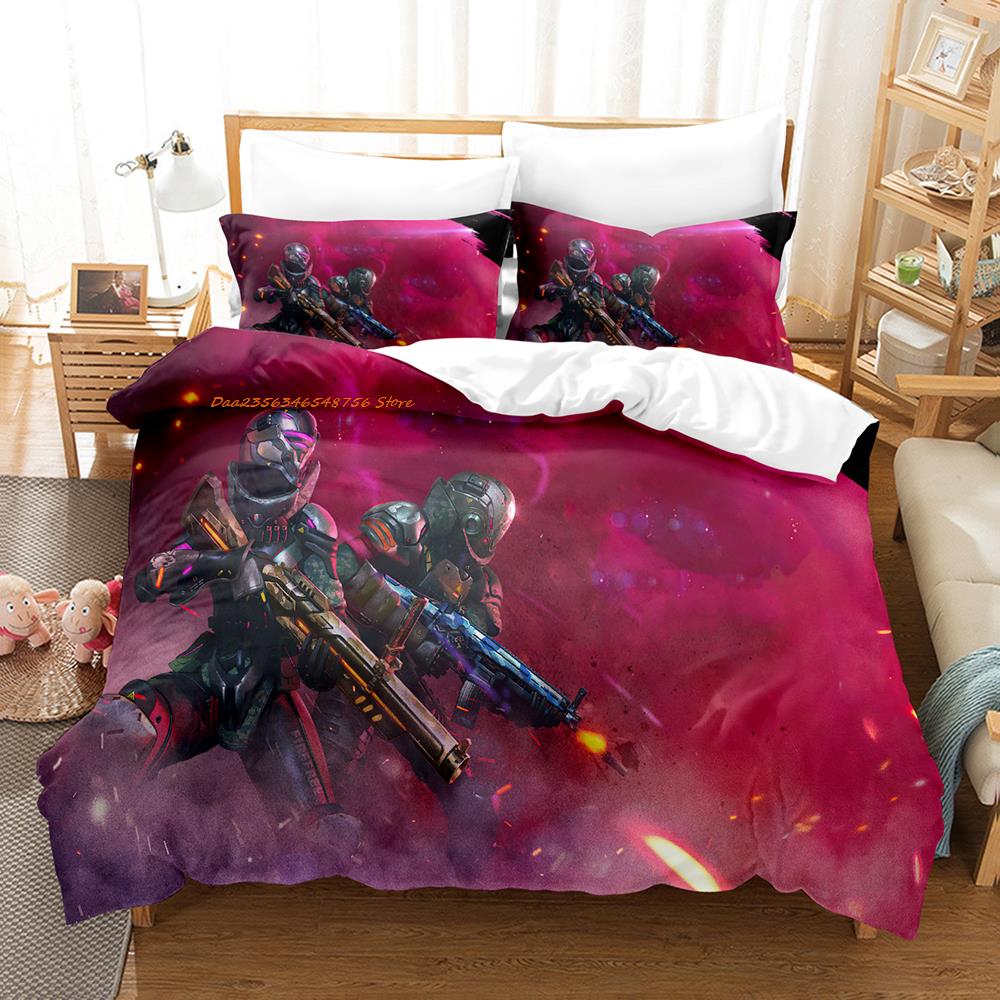 Comforter Warrior Game Garena Free Fire Bedding Set Single Twin Full Queen King Size Bed Set Aldult Kid Bedroom Duvet Sets Bed Sheet