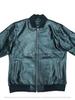 Chaqueta de Mujer Negra de Cuero Suave Hecha a Mano Estilo Bomber Piel de Cordero Genuina Biker