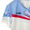 Li-Ning Summer Quick-Dry Comfortable Fashion Badminton Shirt Men Tops White AAYV023-2