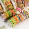 Cartoon Fruit Series Washi Tape Set, Suitable for DIY Photo Frames, Diaries, Gift Box Packaging, Exquisite Decorative Items