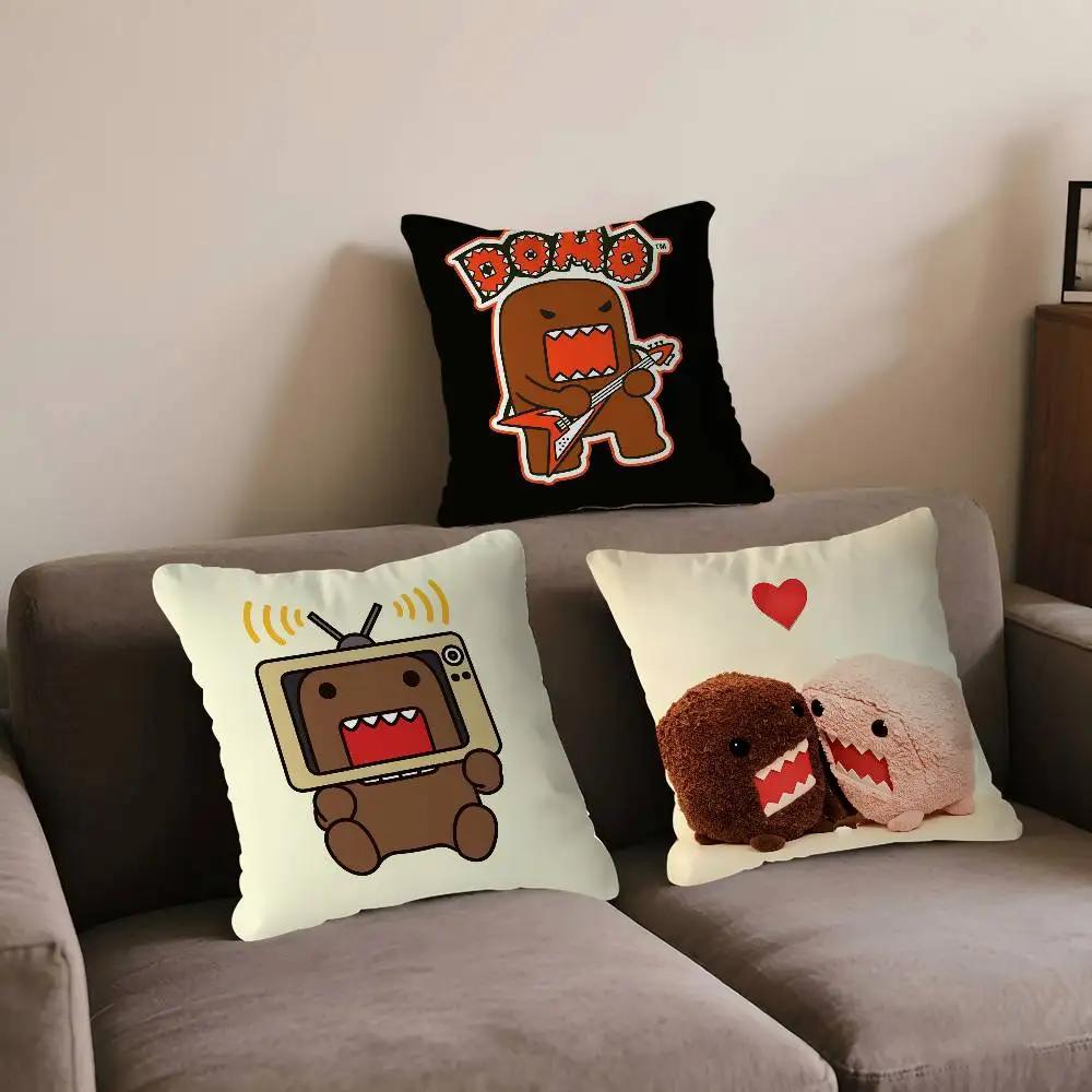 Cute Domo Kun Pillow Gift Home Office Decoration Pillow Bedroom Sofa Car Cushion CoverPillow Case
