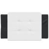 Vidaxl Headboard Cushion, Black and White, 90 Cm, Faux Leather