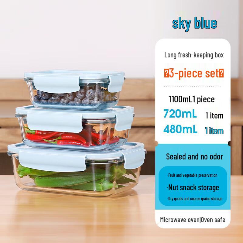 Huihuang H Skleněné nádoby na potraviny potravinářské kvality