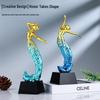 Peacock Dance Crystal Resin Trophy - Custom Latin Ballet Children's Competition Souvenir