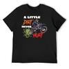 A Little Dirt Never Hurt Motocross Dirt Bike Crewneck T-shirt Motion Top Tee Novelty Nerd Aactivity Competition Eur Size