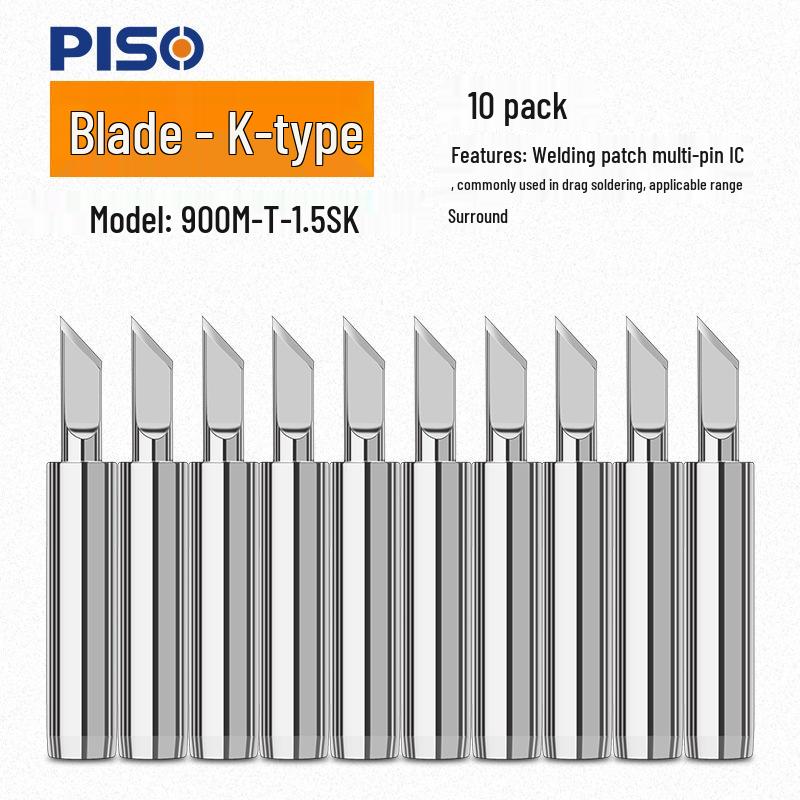 Lead-Free 936 Soldering Iron Tip, Constant Temperature, Internal Heating, 60W, Universal Needle Point, Horseshoe, Knife Shape.