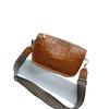 Cowhide Women's Bag Shoulder Crossbody Portable Women's Bag Practical Embossed Shell Bag Simple Bag