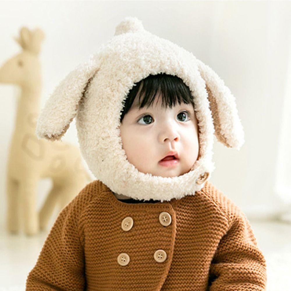 Outdoor Rabbit Ears Hat Korean Ear Protection Hat Fashion Baby Plush Hat Boys Girls