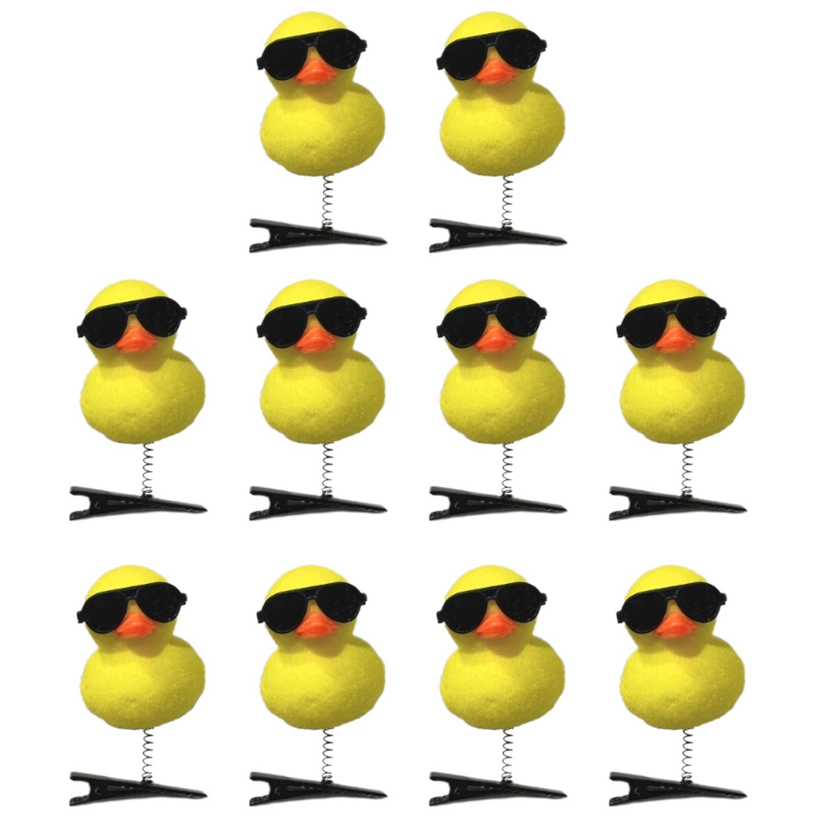 

Милая заколка для волос в виде мультяшной утки, уникальная заколка для волос в форме мультяшной утки, шикарный головной убор, аксессуар для девочек 3