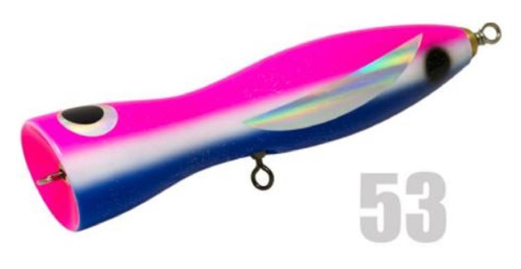 Feed Pin 135 Hand Made Wood Popper Floating Lure 135 Grams 53 (1053)