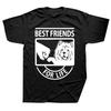 Funny Chow Chow Best Friends For Life T Shirts Graphic Cotton Streetwear Short Sleeve ONeck Harajuku Dog Dad TShirt Unisex