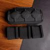 3 Slots Watch Travel Case, Travel Watch Organizer Case with Soft Foam Pillow, Durable Red Microfiber Lining,Sleek Des