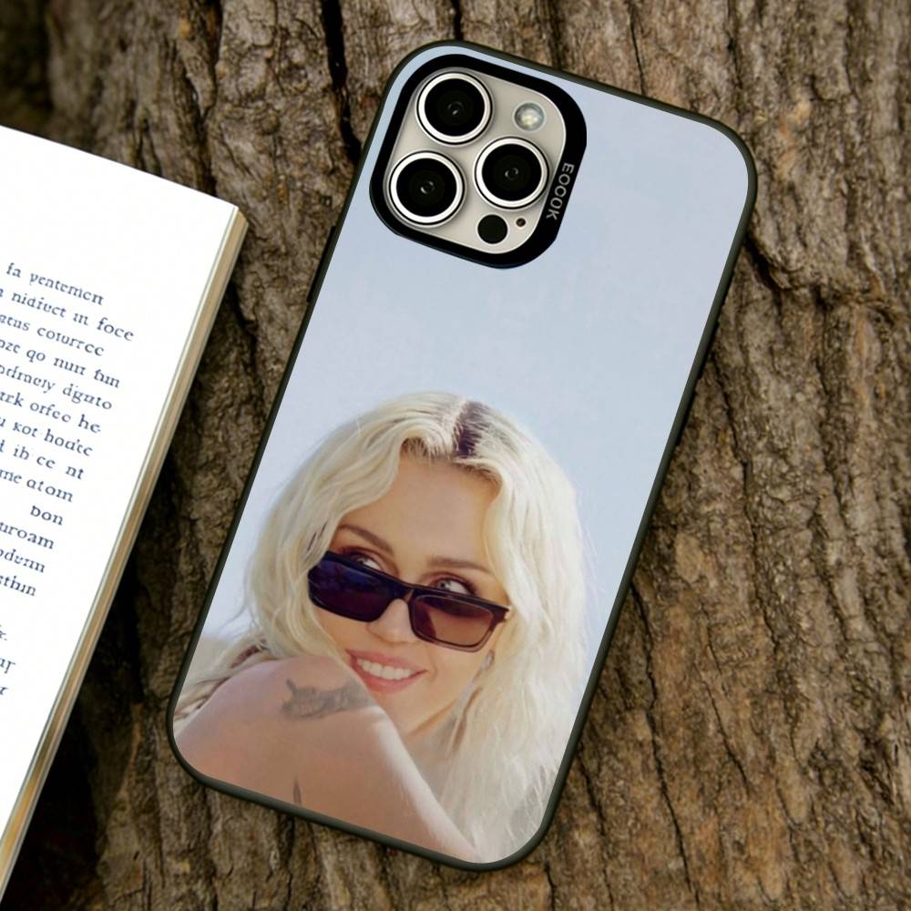 

Miley Cyrus Phone Case For iPhone 17,16,15,14,13,12,11 Plus,Pro Max,XS,Colorful Silver Black Cover iPhone16Pro