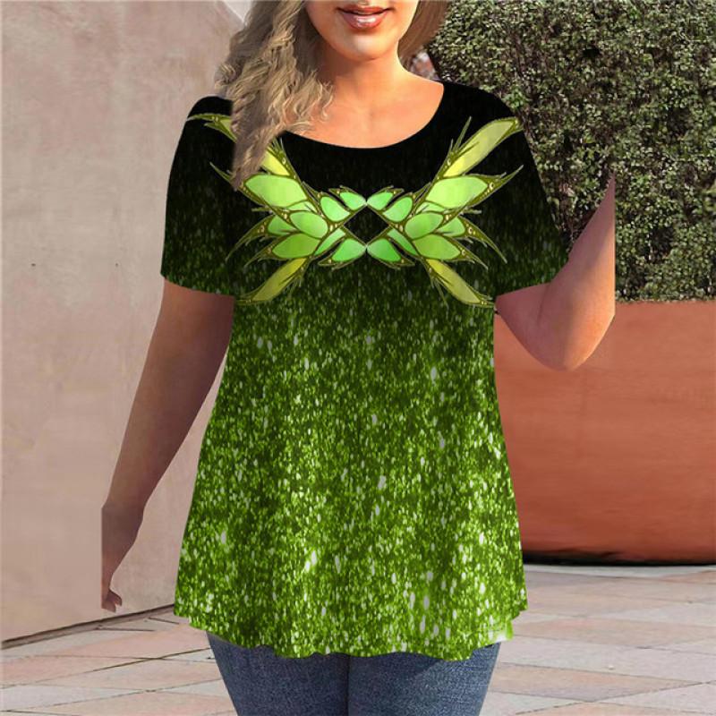 

Женская футболка с пейзажным принтом, модный тренд, тонкий легкий косой воротник, белая одежда с короткими рукавами, летний пуловер для отдыха XS