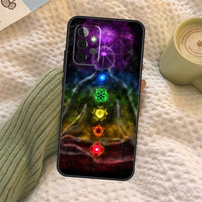 The Mandala Chakra Insist Yoga Case For Samsung Galaxy A15 A22 A52 A32 A54 A14 A16 A26 A36 A56 A55 A35 A05 A06 A53 A33 A13