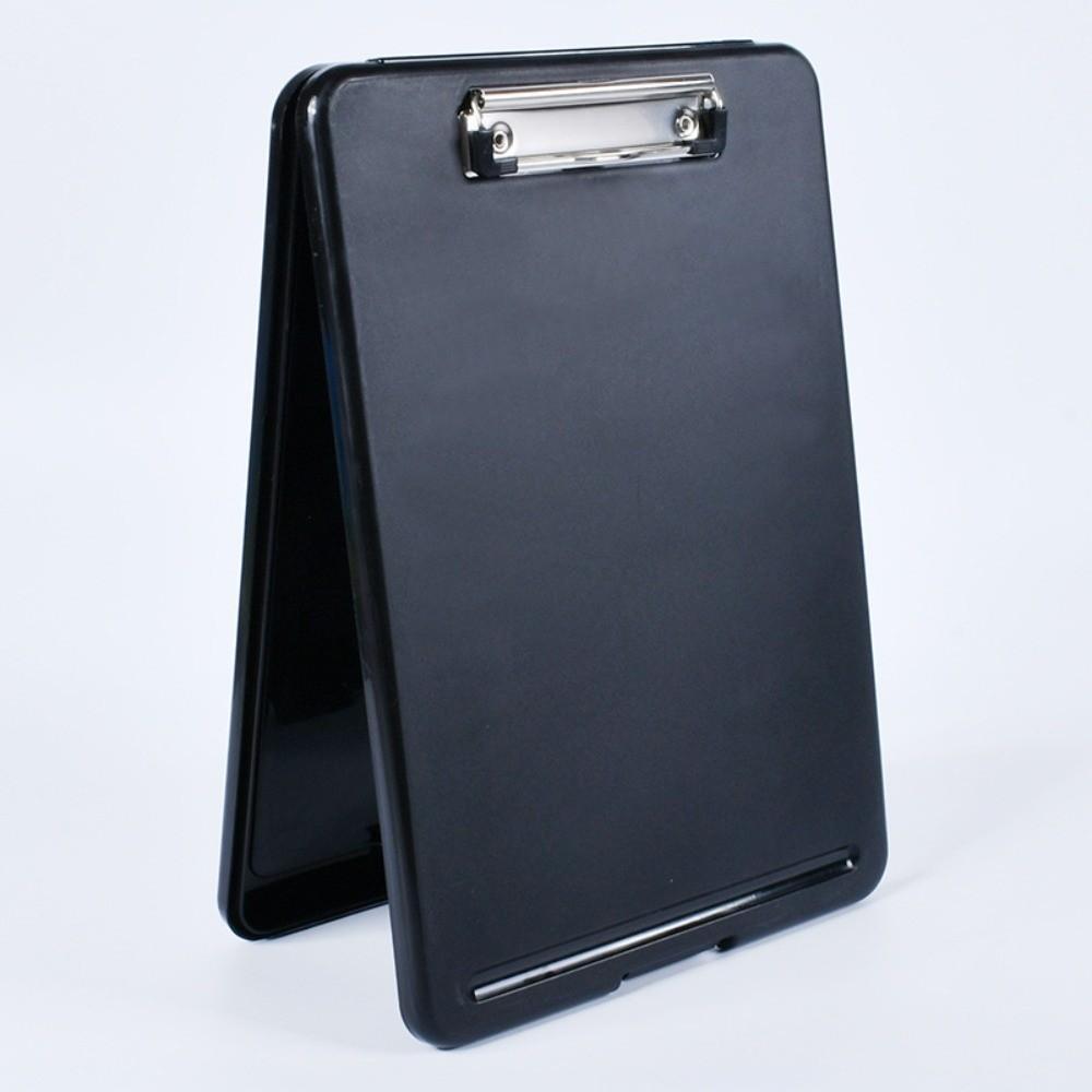 a4 Size File Organizer Plastic Document Box Practical File Folder with Clipboard School Use