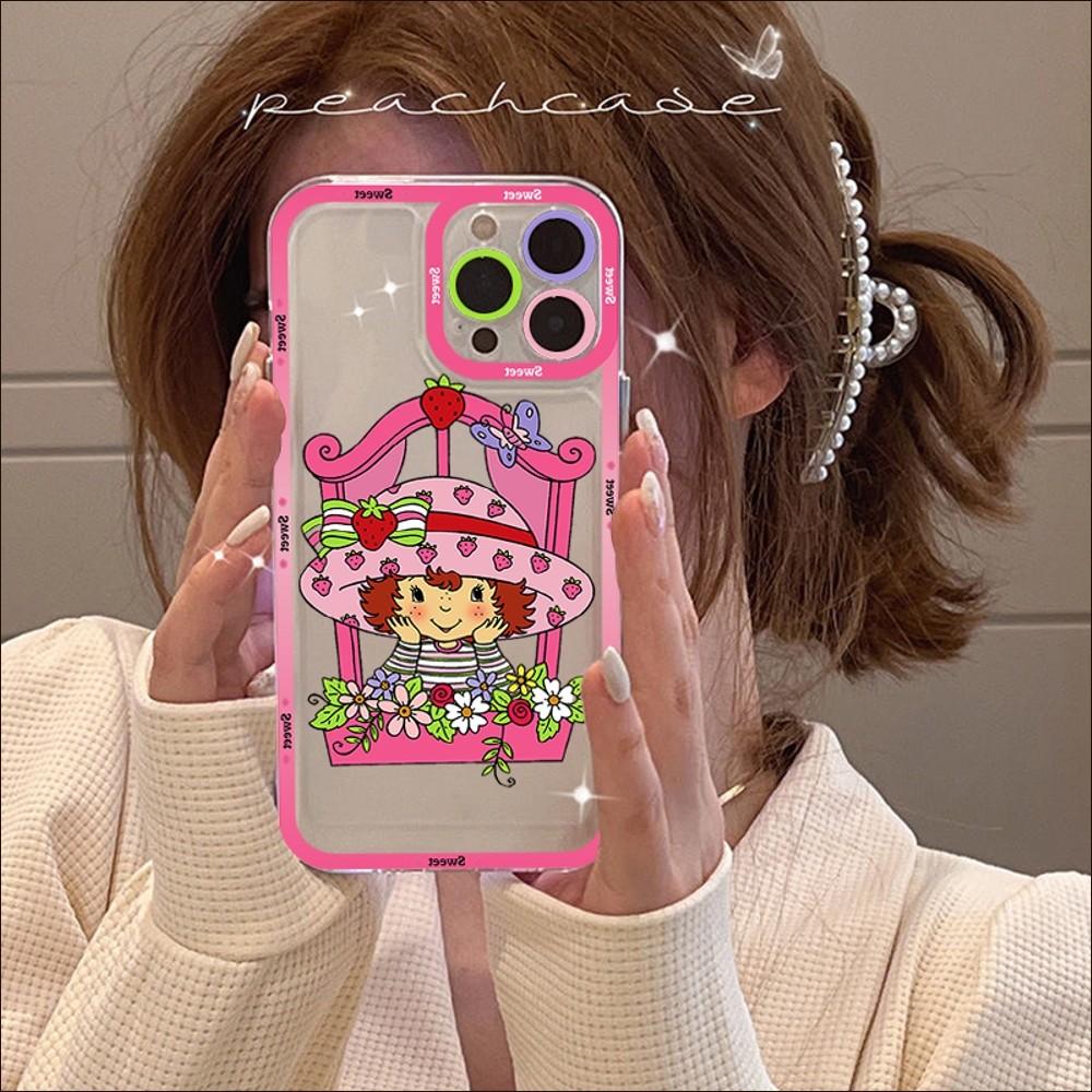 Husa de telefon Strawberry Shortcake pentru iPhone 14 13 12 11 Pro Max XS X XR SE 2020 6 7 8 Plus Mini Husa de protectie