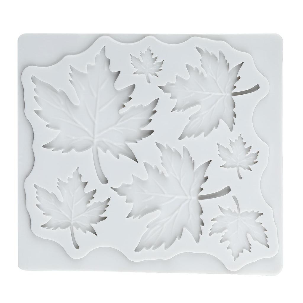 Leaf Silicone Mold Leaves Fondant Molds Cake Decorating Tools Cupcake Topper Candy Sugar Craft Gum Paste Polymer Clay