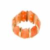 Yellow Retro Geometric Irregular Beaded Bracelet - Exaggerated Light Luxury Style Jewelry