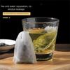 300PCS Practical 3.54"x 2.76" Tea Bags Disposable Cotton Drawstring Seasoning Bag Strainers Function Soup Bag Herb Infusion